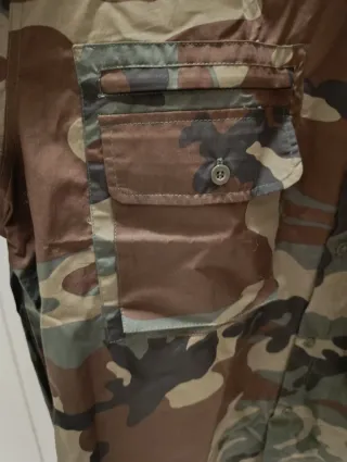 Camicia uomo cotone pesante camouflage