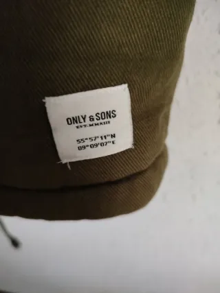 Chaqueta Only verde forrada