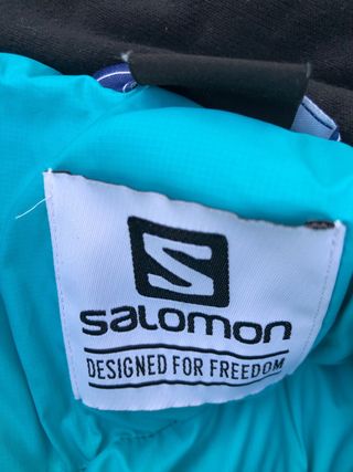 Giacca da neve Salomon Icetown donna celeste tg L