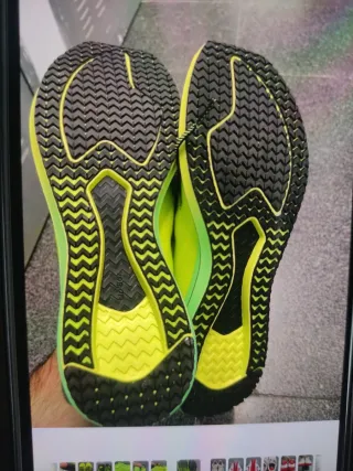 Zapatillas Kiprun Verde y Amarillo