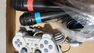 Mandos y micrófonos PSone Sony