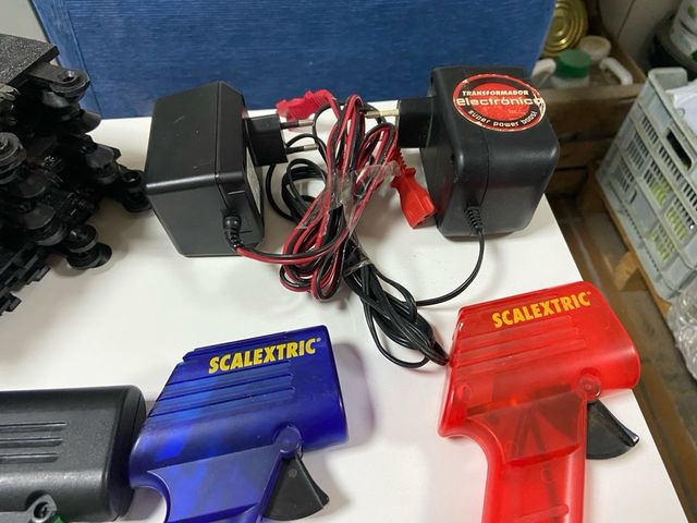 Lote Scalextric: Pistas, Mandos y Coches