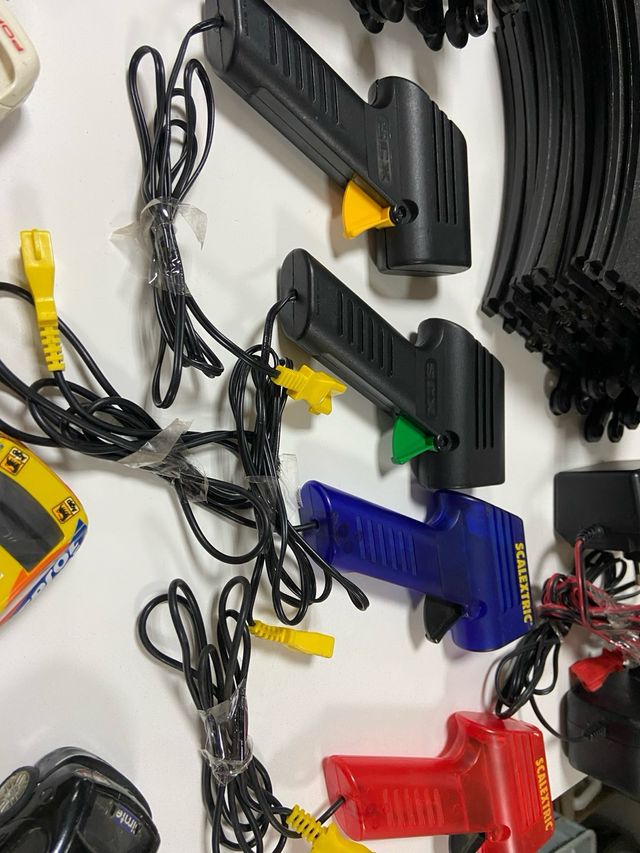 Lote Scalextric: Pistas, Mandos y Coches