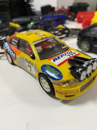 Lote Scalextric: Pistas, Mandos y Coches