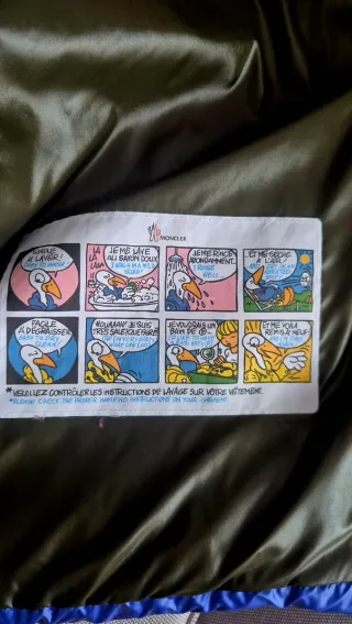 Cazadora Moncler Badenne Talla M (MC2) Azul