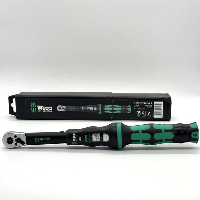 CHIAVE DINAMOMETRICHE WERA CLICK-TORQUE A5 2.5-25 NM NUOVA