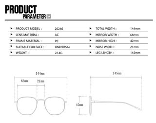 Gafas de vista ovaladas graduadas