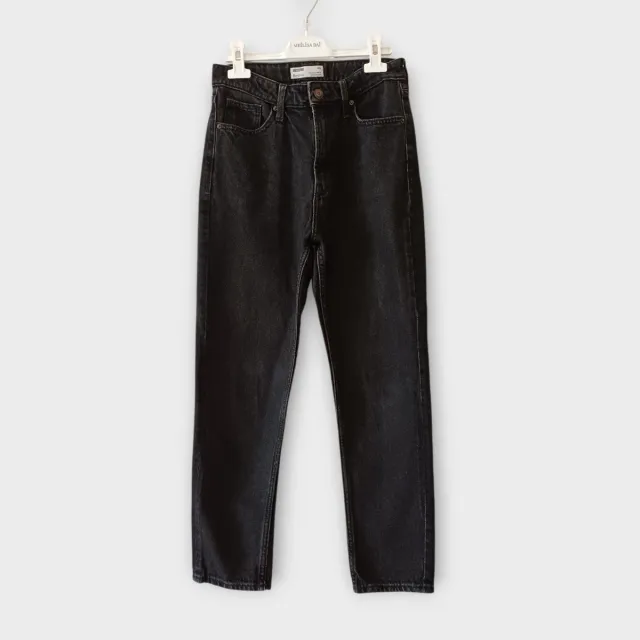 Jeans Mom Bershka Nero