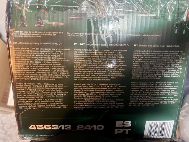 Smerigliatrice telescopica per soffitti e pareti Parkside