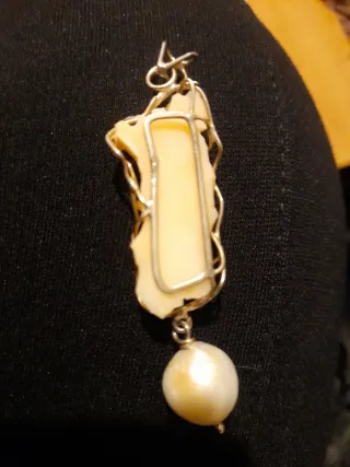 Colgante Plata Italiana Antigua