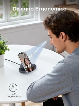 UGREEN Zapix Caricatore Wireless Qi2 15W 2 in 1