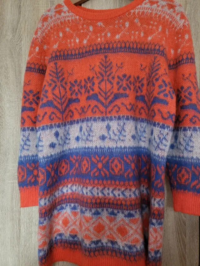 Jersey vestido estampado