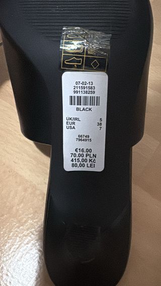 Tacones negros Primark nuevos