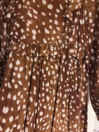 Vestido Zara Marrón Talla M