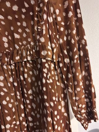 Vestido Zara Marrón Talla M