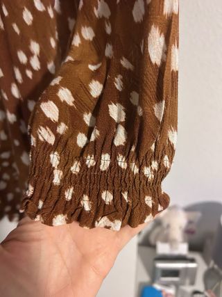 Vestido Zara Marrón Talla M