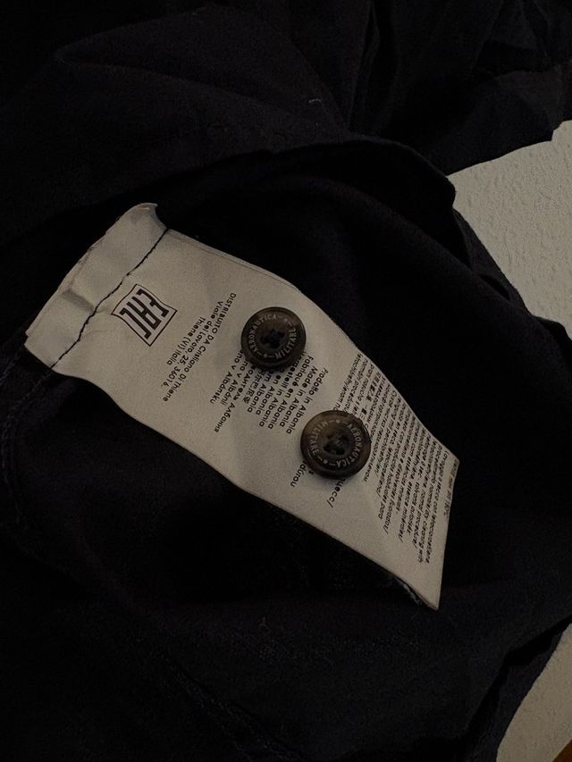 Camisa Aeronautica Militare Negra Talla M