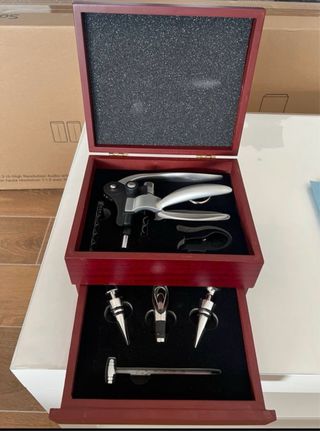 Estuche de vino de madera