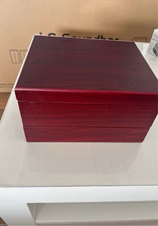 Estuche de vino de madera