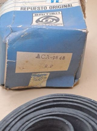 ACA9848 2 x Goma junta marco radiador AUTHI/Mini