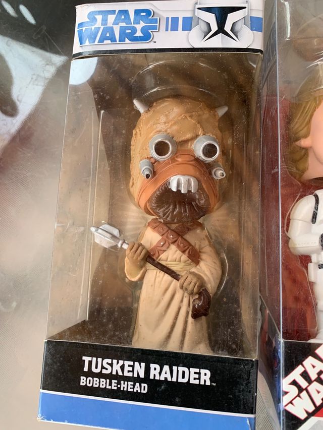 Star Wars Funko Bobble-Head Tusken Raider y Luke