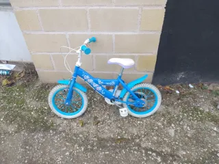 Bicicleta infantil azul