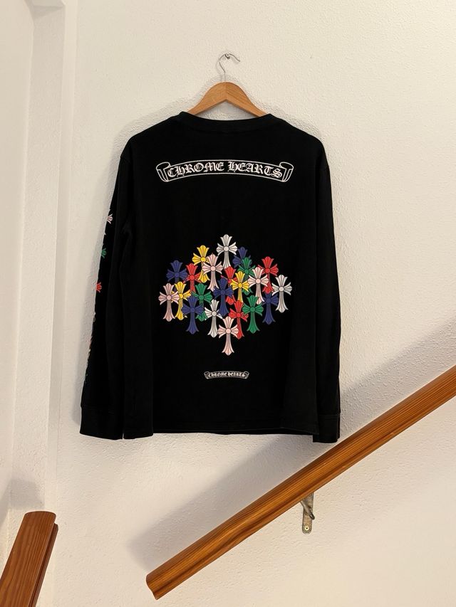 Chrome Hearts Sudadera Negra Multicolor