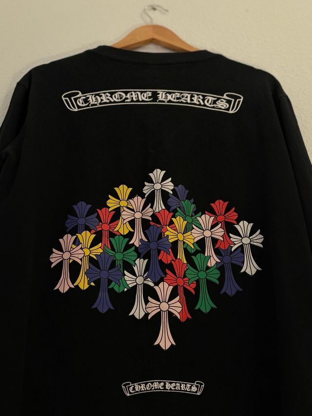 Chrome Hearts Sudadera Negra Multicolor