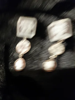 Pendientes Cameo  plata