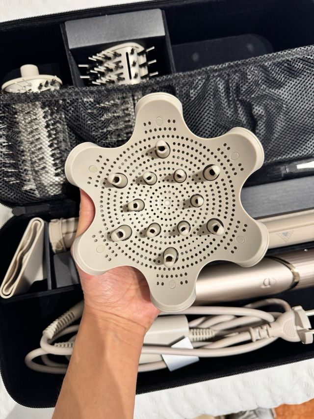 SHARK Moldeador de pelo beige/dorado