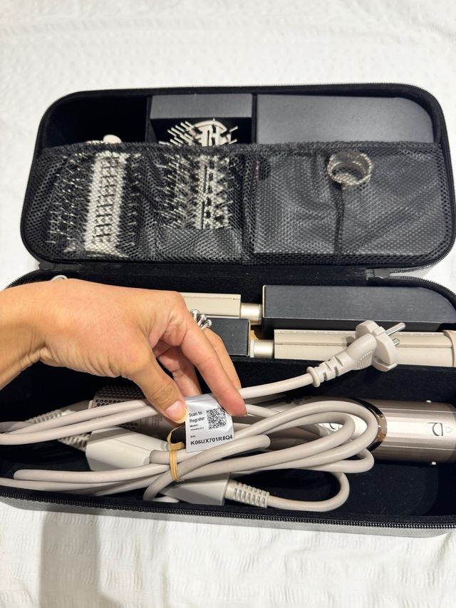 SHARK Moldeador de pelo beige/dorado