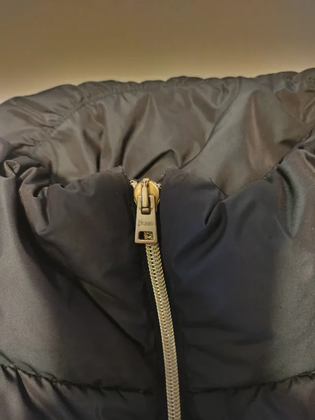Chaqueta de plumas Herno niña negra Talla 10 Años
