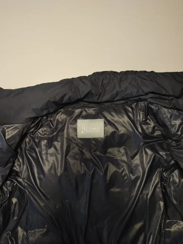 Chaqueta de plumas Herno niña negra Talla 10 Años