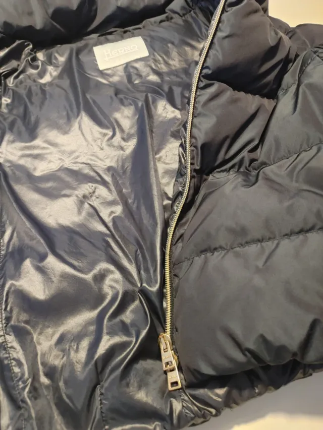 Chaqueta de plumas Herno niña negra Talla 10 Años