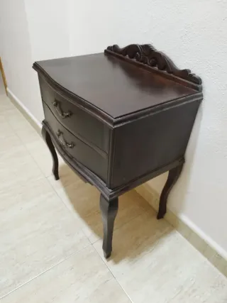 2 Mesitas Noche Madera Antiguas