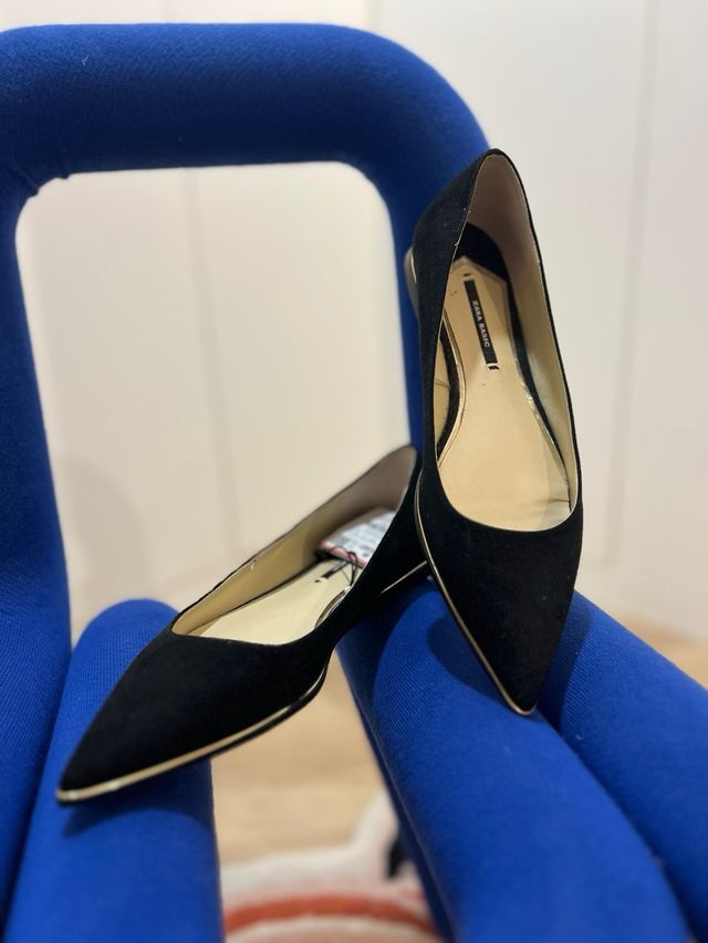 Bailarinas Zara Negras Talla 37 con etiqueta