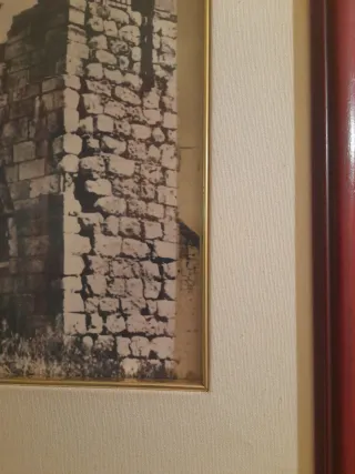 Cuadro puente piedra antiguo