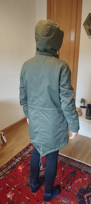Parka mujer verde