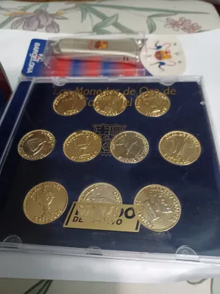 Monedas de Oro FC Barcelona