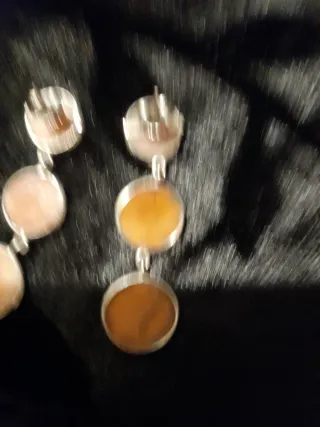 Pendientes Plata Antigua Flores y Mariposas