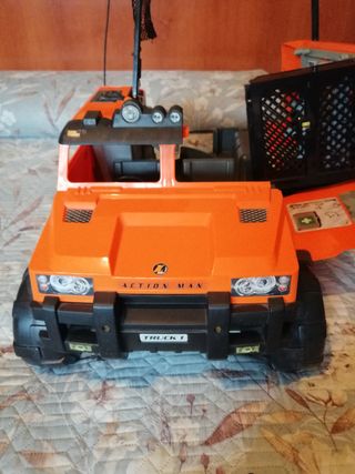 Coche Action Man Naranja Todoterreno