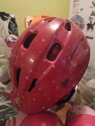 Patines extensibles Hudora rosas con corazones