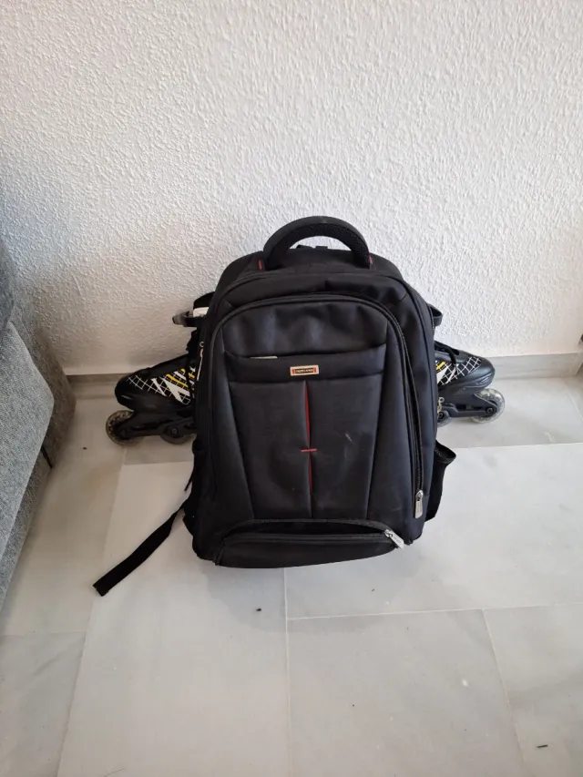 Patines en línea Boomerang negros y blancos