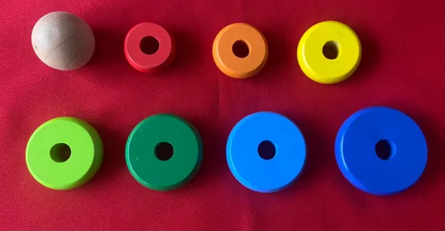 Juguete de madera Playtive Torre piezas apilables