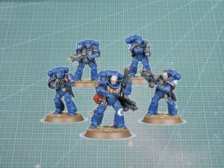 5 Primaris Intercessors Space Marine Warhammer 40k