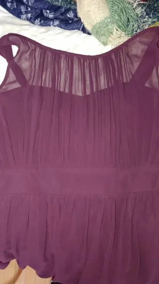 Vestido largo morado