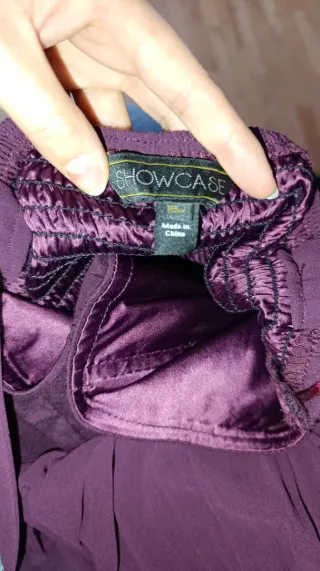 Vestido largo morado