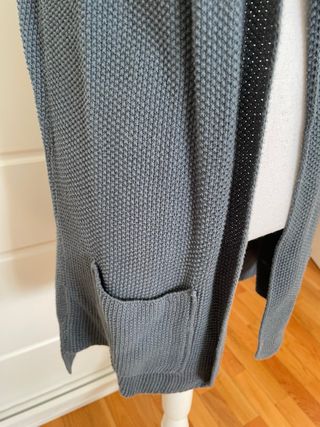 Chaleco Renatta&go Talla Única Gris verde oscuro