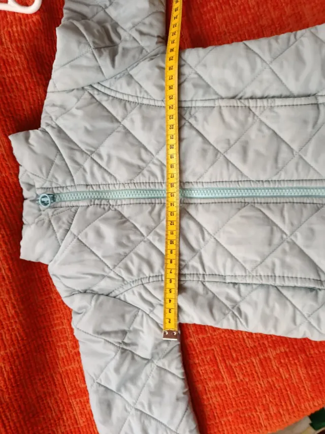 Cazadora Benetton niña azul claro