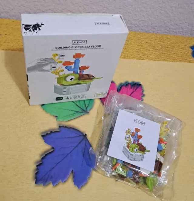 Puzzle Bloques Construcción Ale Hop 190pz NUEVO